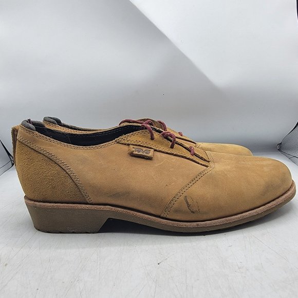 Teva De La Vina Dos Womens 8 Brown Oxfords Shoes Casual Walking Work 1019810 - Picture 7 of 12